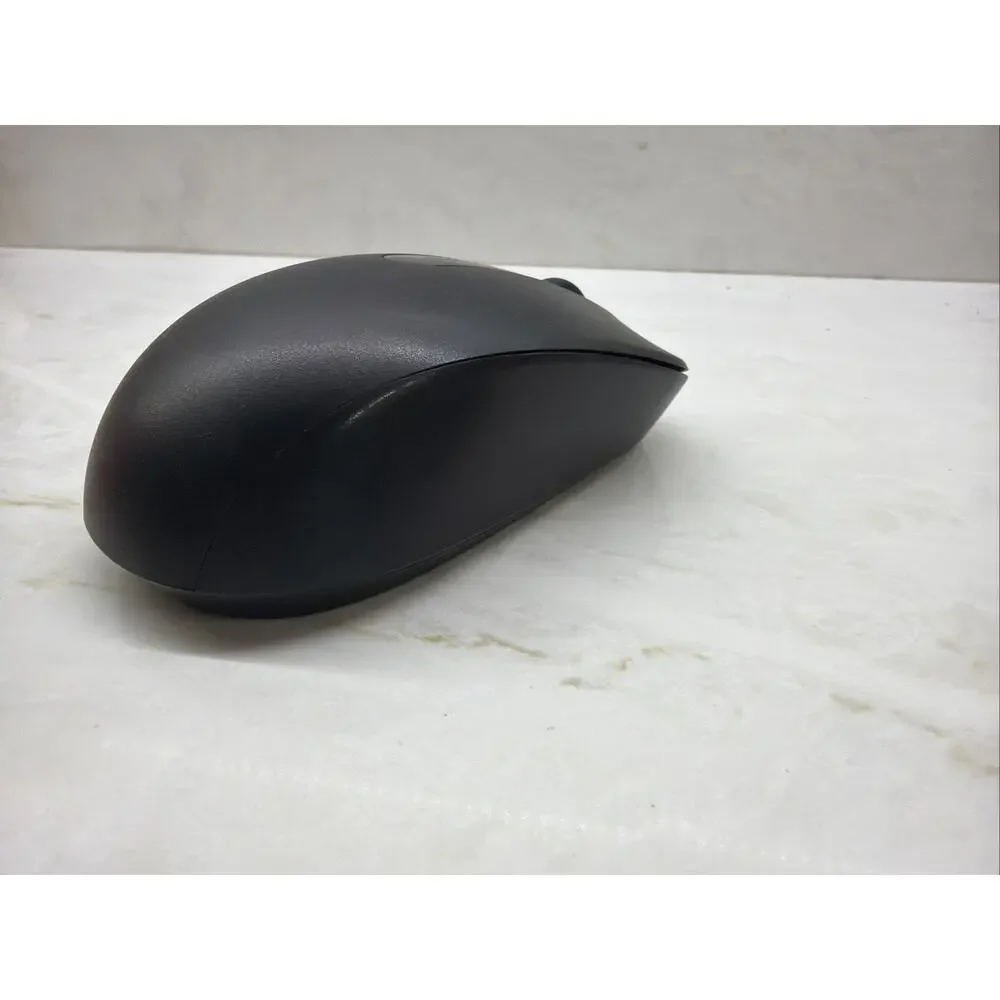 Microsoft Wireless Full Size Mouse Black Model 1737 w/Receiver TESTED WORKING